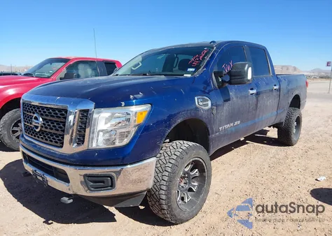 2017 Nissan Titan Xd Sv Diesel из США, поврежденный, VIN 1N6BA1F32HN558988